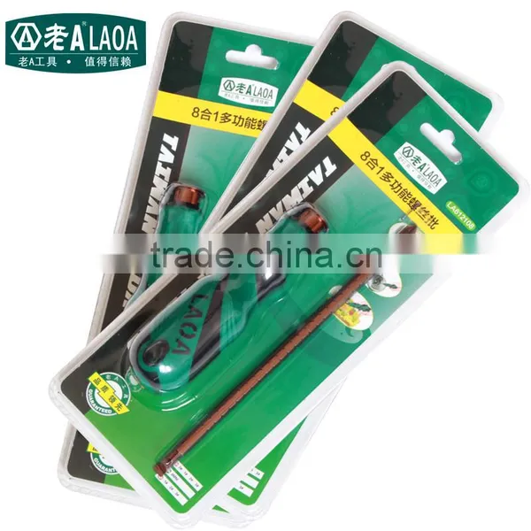LAOA S2 Material 8 in 1 Multifunction Double Use Magnetic Screwdriver photo-2