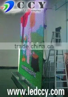 China Xxx Video Full Color Led Flexible Curtain Display/P7.62 Indoor Stage Background Led Curtain Wall photo-4