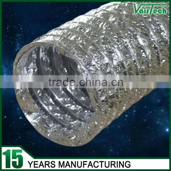 60~500mm Hvac Ducting Fire Resistant Aluminum Foil Flexible Duct Machine photo-6