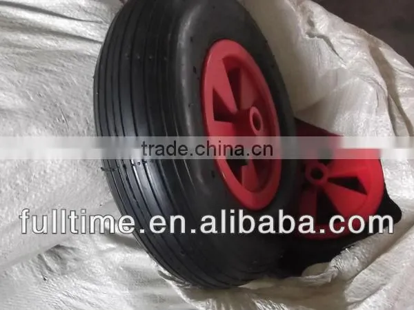 High Quality Manufacturer Rubber Wheelbarrow Wheels 4.10 3.50 6 Wheel Pneumatic photo-4
