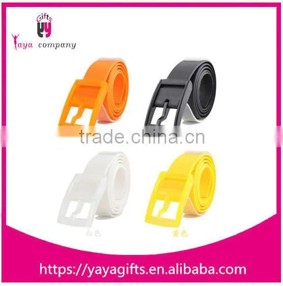 Candy Colors Ladies Silicone Rubber Belts photo-4