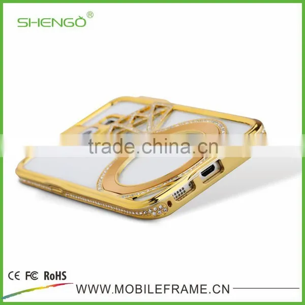 Wholesale Luxury Diamond Aluminum Case for Samsung Galaxy S6 Edge photo-2