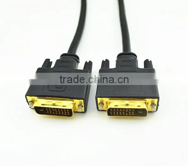 Gold Plated Connector CCS/BC/TC M to M Dvi to av Adapter 24+1 Wrapped PVC photo-3