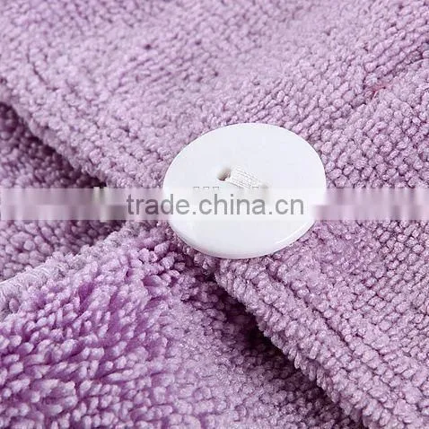 [LJ Towel] Velvet Printing Superfine Fiber Dry Hair Beauty Towel photo-6
