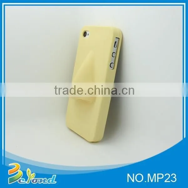 Fashion Yellow Nose Silicone Mobile Phone Back Cover photo-3