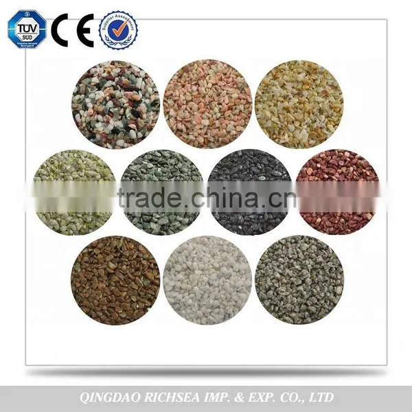 For Landscaping Garden, Good Quality Mix Colour Tumbled / Polished Pebbles Stone photo-6