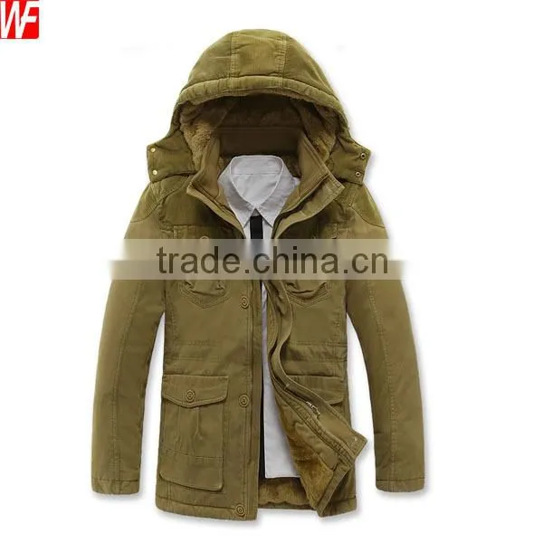 High Quality Mens Winter Jacket Coat Casual Cotton-padded Mens Coat photo-5