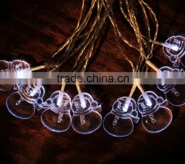 Xmas 10LED Snowman Light Chain
