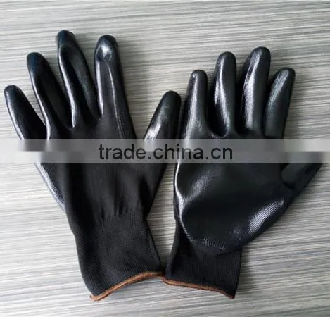 Nitrile Coated Polyester Gloves/fitness Gloves