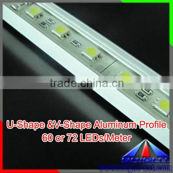 SMD5050 Aluminum Profile Dripping IP65 Waterproof LED Rigid Bar Light,60leds/Meter, 12V/24vDC photo-2
