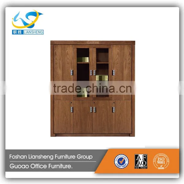Hot Sale Solid Wood Big Size Office Cabinet File/book Cabinet With Drawer GAF1187 photo-3