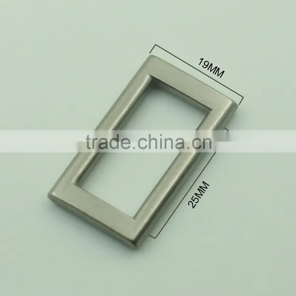 Manufacturers Zinc Alloy 25mm 1 Inch Metal Square Strap Buckle photo-2