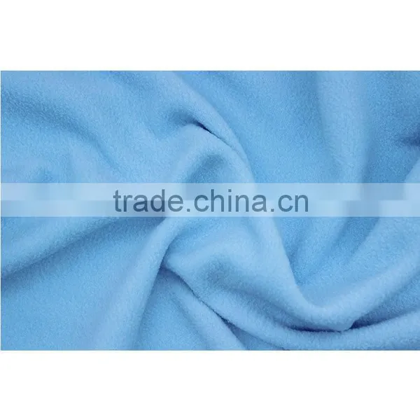 Blue Colour of Polar Fleece DIY Fabric photo-3