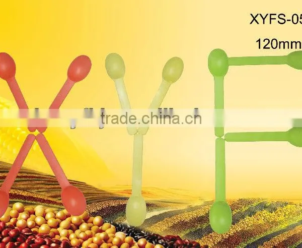 Colourful 100% Biodegradable Disposable Ice Cream Spoon photo-6