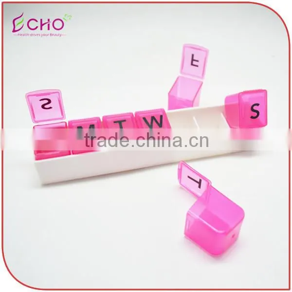 New 7-Day Plastic Pill Box Single Daily Tray photo-5