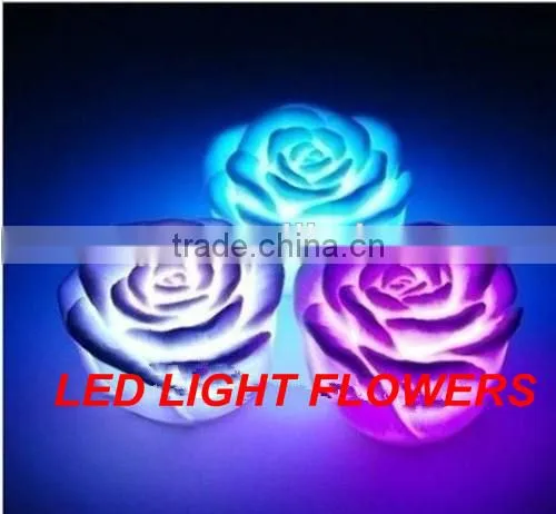 Led Gift Mini Rose Decorative Led Ele. Flower Flashing Craft Lamp Light photo-3