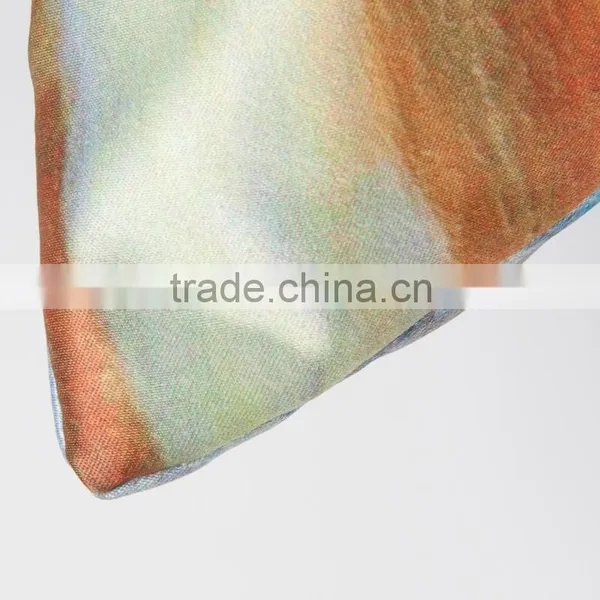 Colourful Professional Invisible Zipper Custom Made Cushion With Painting photo-5