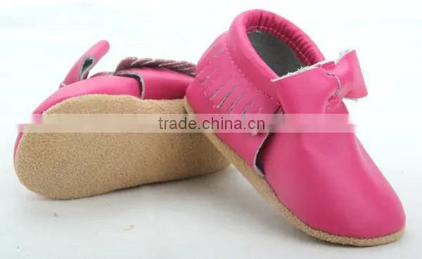 Wholesale Cheap Leather Moccasins Baby Shoes photo-4