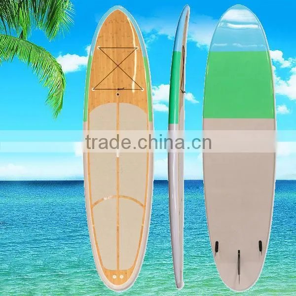 High Density EPS Foam Epoxy Surfboard Bamboo Paddle Board photo-2