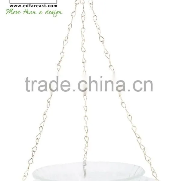 Hobnail Glass Bird Feeding Bowl photo-2