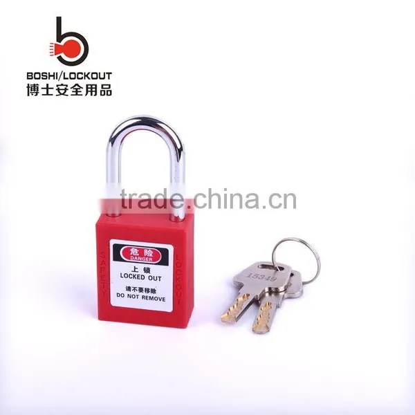 Alarm Safety Iron Electronic Lockout Keyed Alike Steel Shackle Padlock