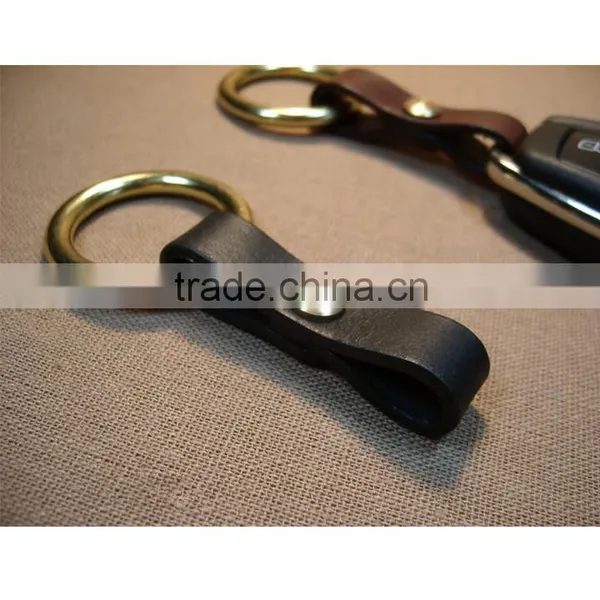 Fashion Leather Key Chain Handmade Cars Key Chain, Copper Ring Key Ring photo-3