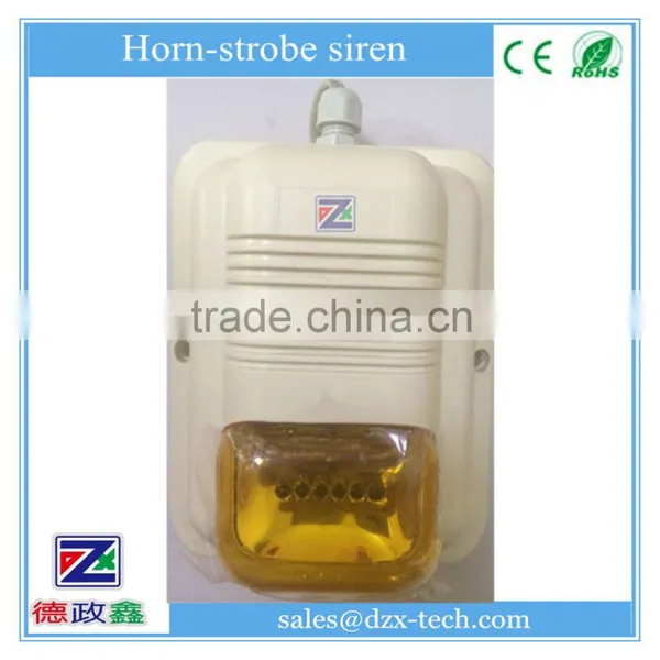 Solar Powered Outdoor Wireless Strobe Siren