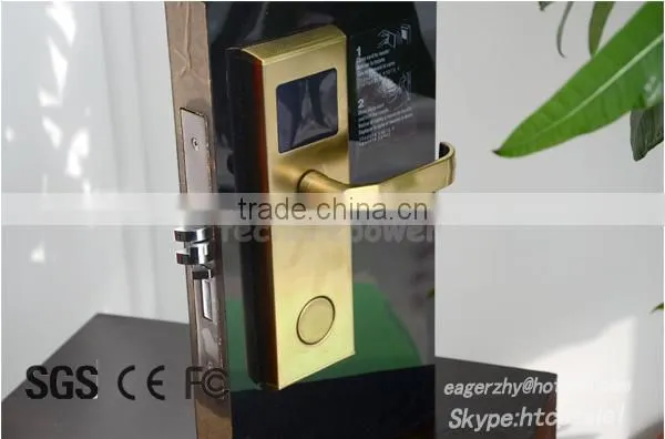 RFID Card Stainless Steel Panel Hotel Room Door Lock photo-5