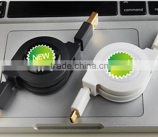 Retractable USB 3.0/3.1 Type-C Male to USB Male Sync Charger Cable photo-3