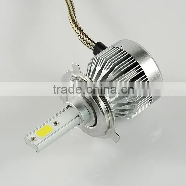 C1 Led Headlight Bulbs COB Chip Motor Front Lights Conversion 9005 9006 Kit for All Cars photo-4