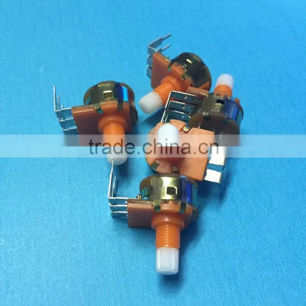 1K 5K 10K 20K 50K 100K 200K 250K 500K Linear Alps Guitar Rotary Potentiometer With Push Switch