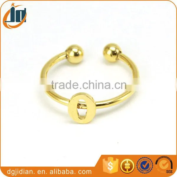 Adjustable Size New Fashion Jewelry Alphabet Ring photo-3