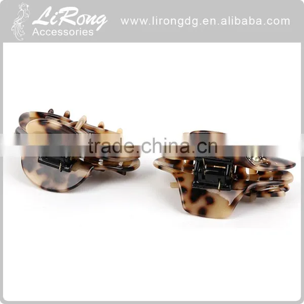 Wholesale Fashion Eco-friendly Acetate Sheet Fine Plastic Hair Claw Clips photo-2