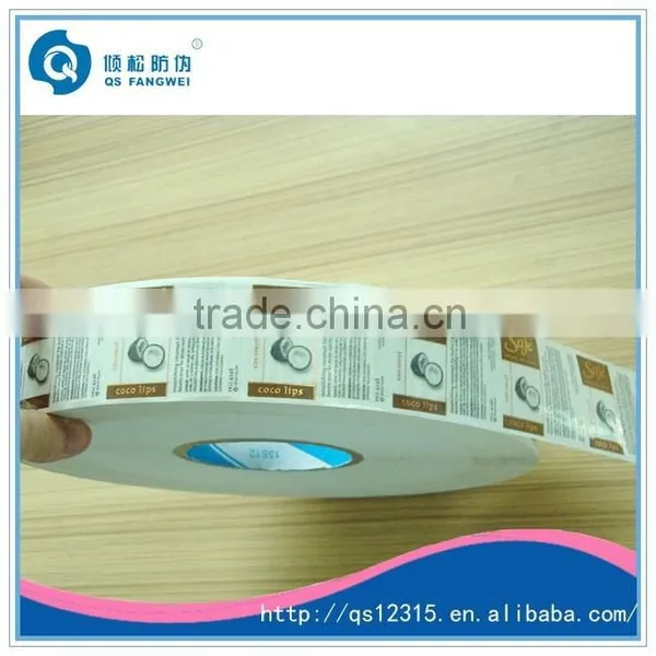 PP transparent self adhesive labels material