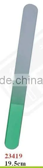 Nice Glass Nail File With Spurted Sand