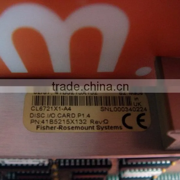 FISHER ROSEMOUNT Discrete I/O CARD CL6721X1-A4 photo-3