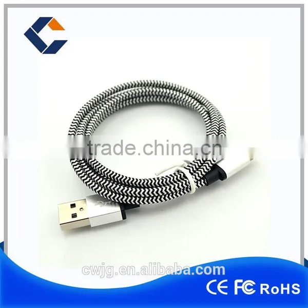 Nylon Braided Usb Cable Usb 2.0 Cable Fast Charging Usb Charging Cable photo-2