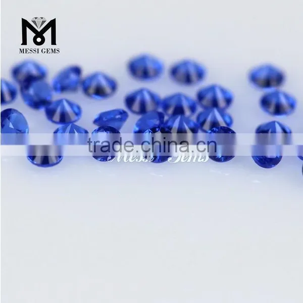 Synthetic Loose Stone 1.5mm Round Sapphire Nano Gems photo-2