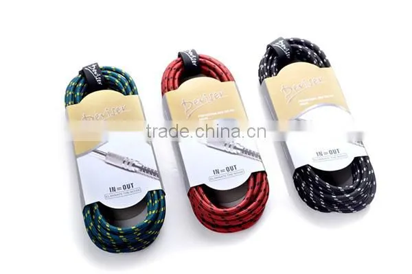 Wholesale Woven Musical Instrument Cable for Guitar Accessories photo-4
