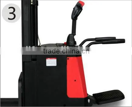 1.5 Ton Full Electric Stacker 3 Meters Lifting Height Battery Operated photo-4