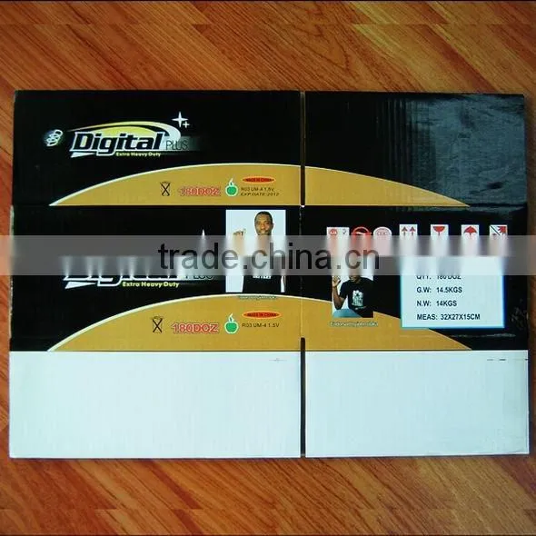 R03 SIZE AAA UM-4 DRY CELL BATTERY 100DOZ OUTER CARTON