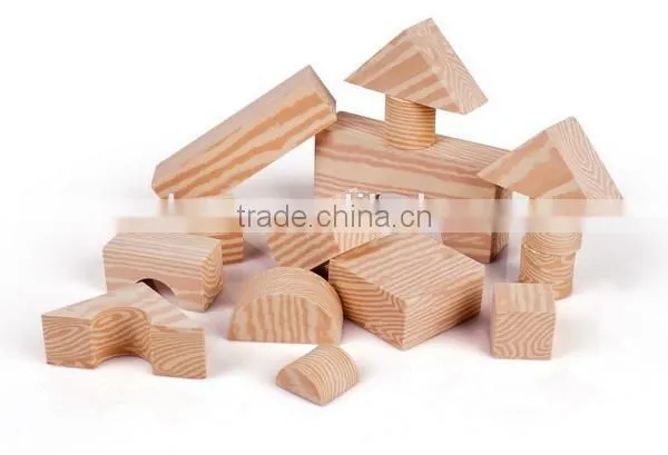 Small Wholesale Wood Toy Education /wooden Like Grain Building Blocks for Children photo-4