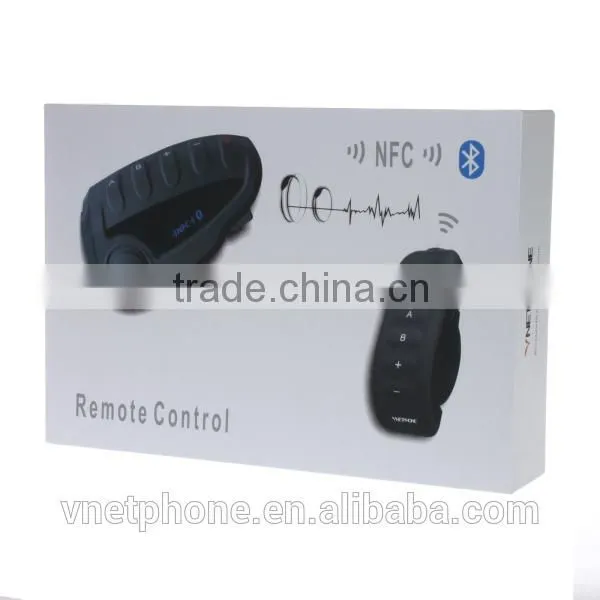 High Quality Motorcycle Helmet Bluetooth Headset Intercom With Remote Control photo-2