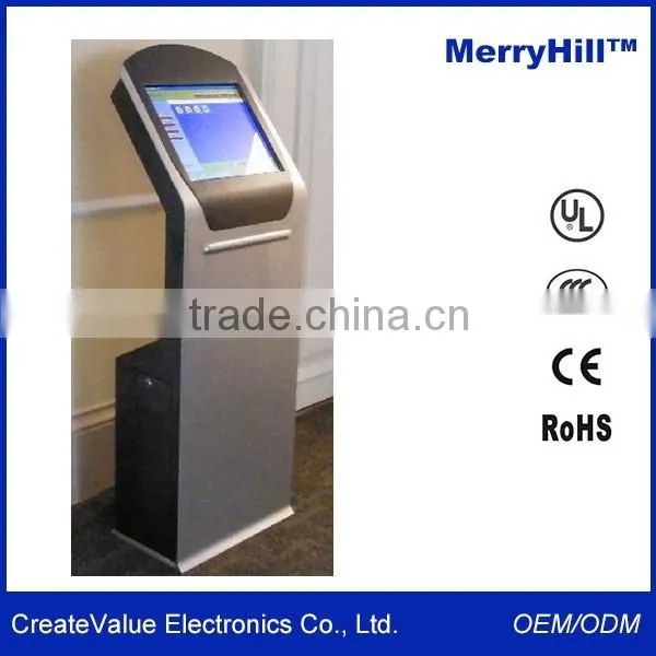 Self-service Terminal Display 15/17/19/21.5 Inch Infrared Multi Touch Screen Kiosk With Thermal Printer photo-2