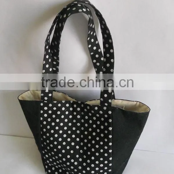 Wholesale Shopping Tote Cotton Canvas Bag With Printed photo-2