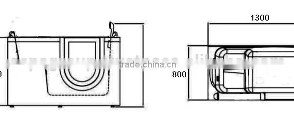 Bath for Invalids and the Elderly /seat Bath for Elderly People/ Sitting Bath for Special People photo-4