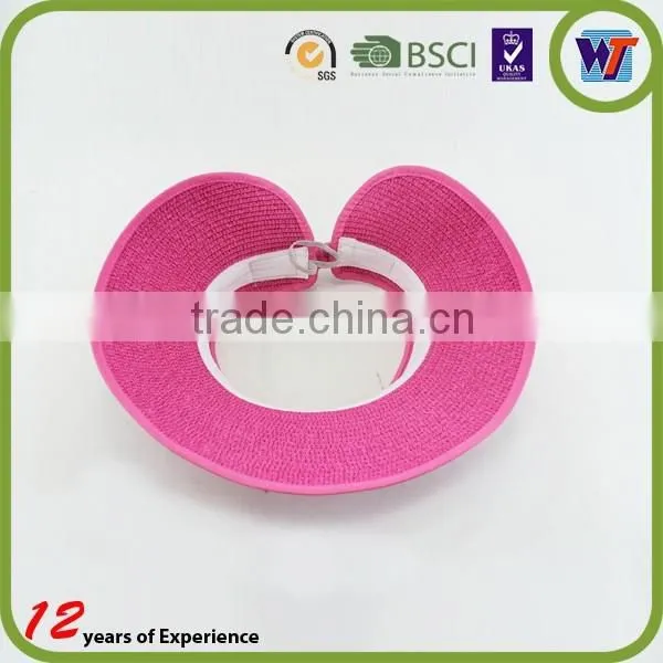 Wholesale Custom Waterproof Sun Visor Cap Short Plaid Visor Caps photo-2