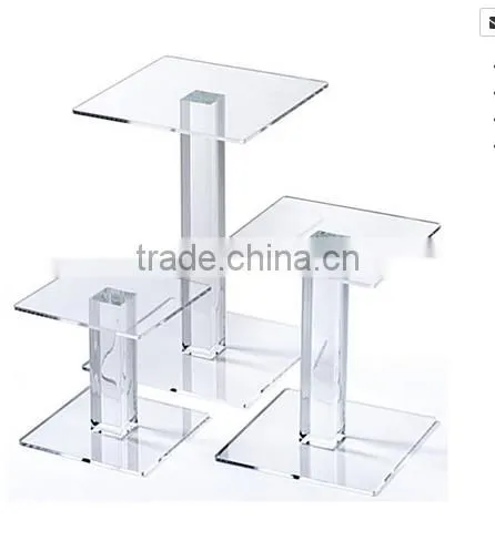 Square Acrylic Risers, Set of 3 Sizes photo-2