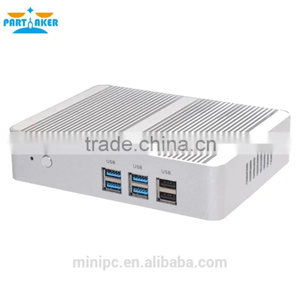 Partaker B4 Cheapest i3 Broadwell Fanlesscomputer Win10 Barebone Computer i3 4005U 4K Mini pc photo-2