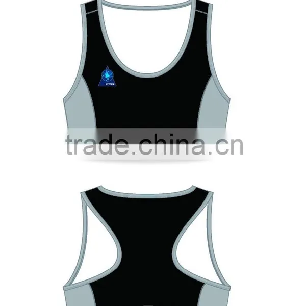 SPIDERSPORTS Sublimation Custom Fitness Wear Lady Sports Crop Top